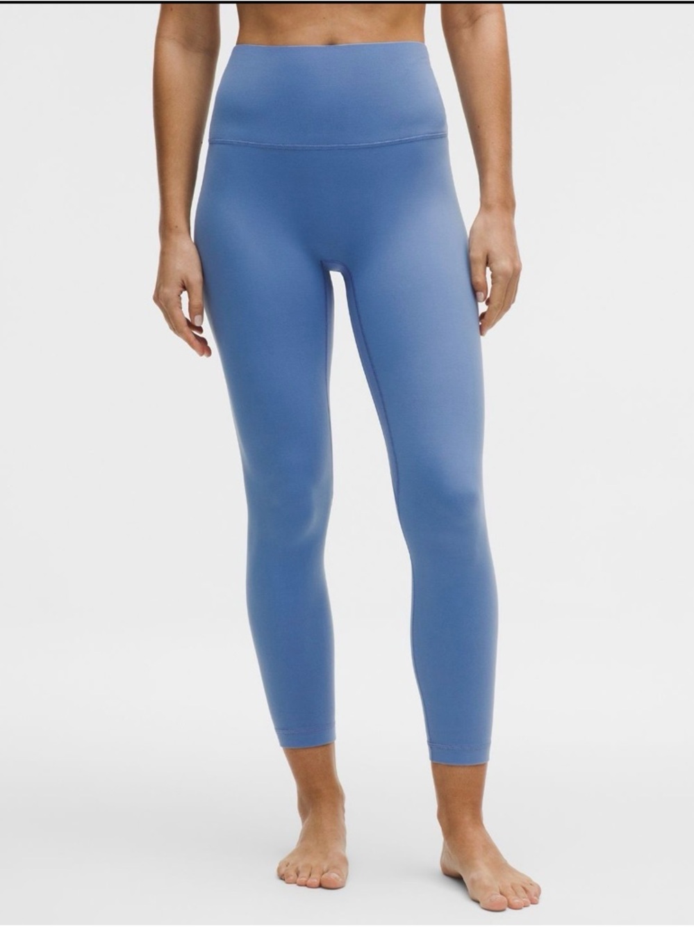 Prep Blue Lululemon Align Leggings and Flow Y Bra Set - Size 4 - Picture 2 of 4